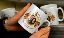 First Princess Charlotte souvenirs on sale in Britain