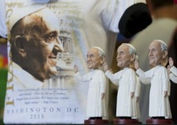 Pop-up popes, Lego basilica welcome Francis to US