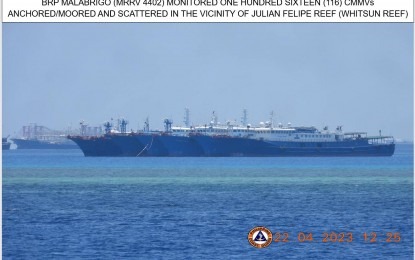PCG spots more than 100 Chinese vessels over 7 days in WPS