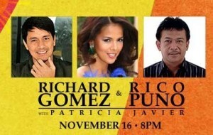 Get free tickets to see Richard Gomez, Rico Puno and Patricia Javier at Pechanga