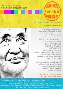 “SMILES FOR THE WORLD”: A FILIPINO ESSAY CONTEST ON CALIDAD HUMANA