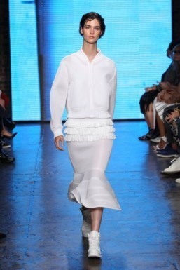 NYFW: layering and volumes at DKNY