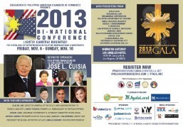 Ambassador Cusia to Keynote the 2013 FPACC Bi-National Conference