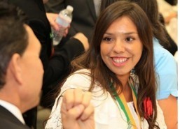 "As the daughter of field workers, I knew that the only way to get ahead in life was to earn an education. Thanks to Edison, I am." – Diana Valenzuela, Edison Scholar (photo screenshot courtesy of http://www.edison.com/)