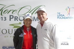 Mr. Bill Anderson (Director of Player Development, Pechanga Resort & Casino) with LPGA Pro Se Ri Park