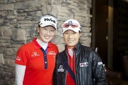 LPGA Pro Chella Choi and Se Ri Park (She was inducted into the World Golf Hall of Fame in November 2007. )