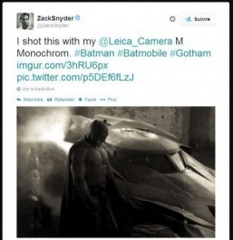 Ben Affleck makes his debut as Batman in new photo