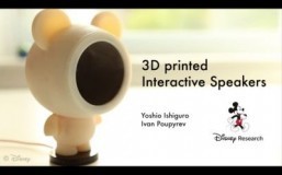 Disney develops 3D-printed interactive speakers
