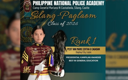 PNPA valedictorian from Leyte lauded for resilience, perseverance