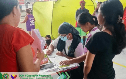 DOH: Medical services continue in ‘Opong’-hit evacuation centers