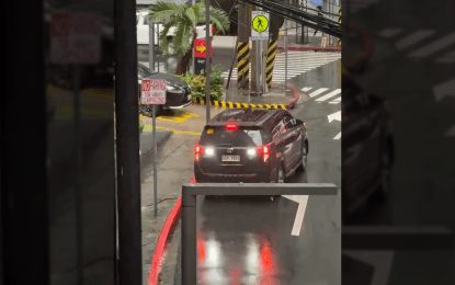 LTO suspends driver over flashing reverse lights