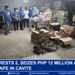 CIDG nabs 2, seizes P12-M illicit vape products in Cavite