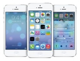 IOS7 for iPhone 5 The redesigned operating system will be ready for consumers to download after the launch event on September 10. ©Apple