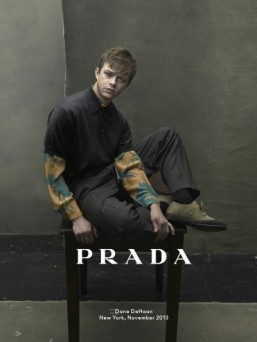 Dane DeHaan shot by Annie Leibovitz for Prada